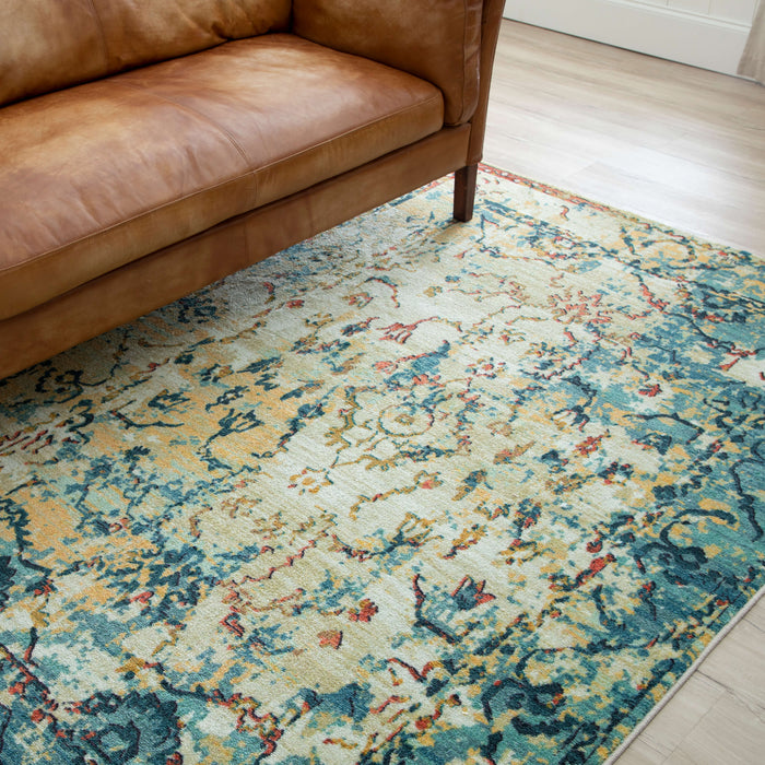 Technicolor Lana Blue Area Rug