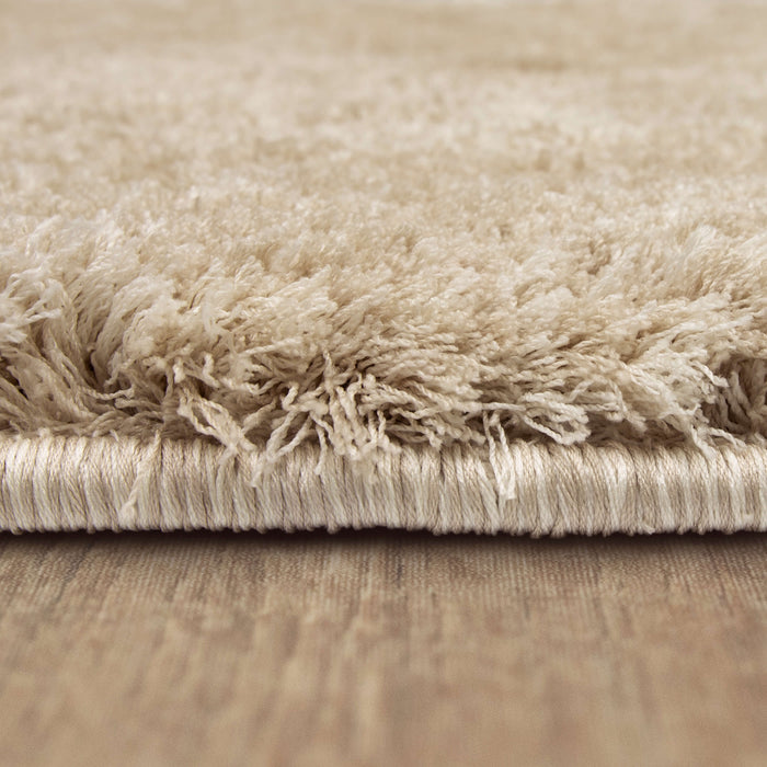 Ethereal Shag Cream Beige Area Rug