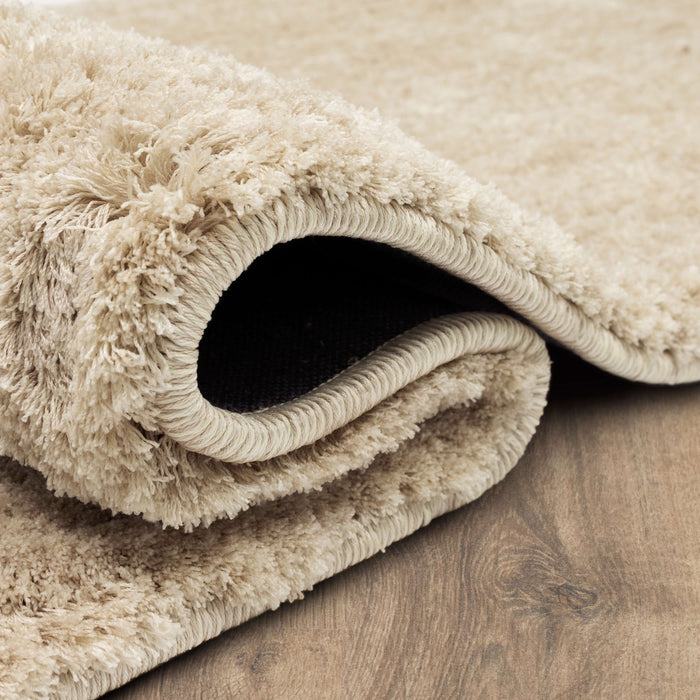 Ethereal Shag Cream Beige Area Rug