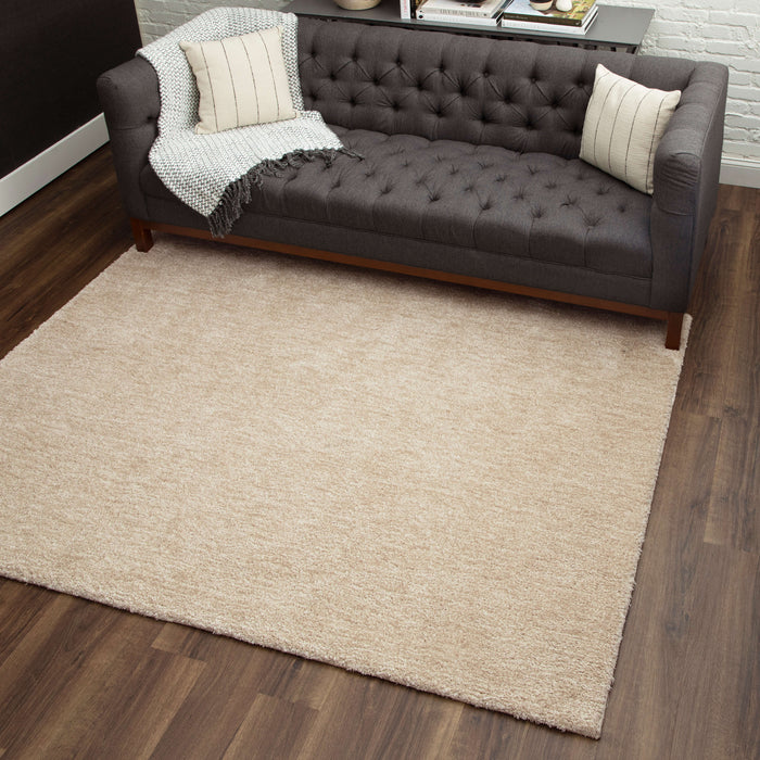 Ethereal Shag Cream Beige Area Rug