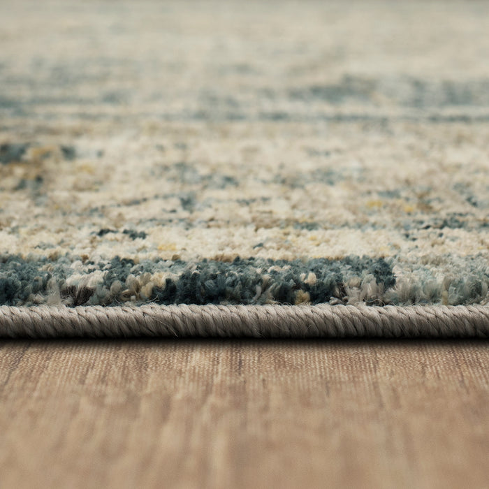 Karastan Marash Ezine Blue Area Rug