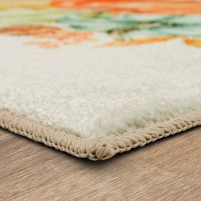 Fall Pumpkins Vintage Accent Rug