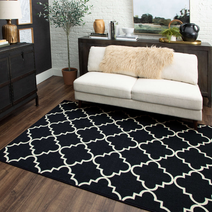 Providence Madison Blue & White Area Rug