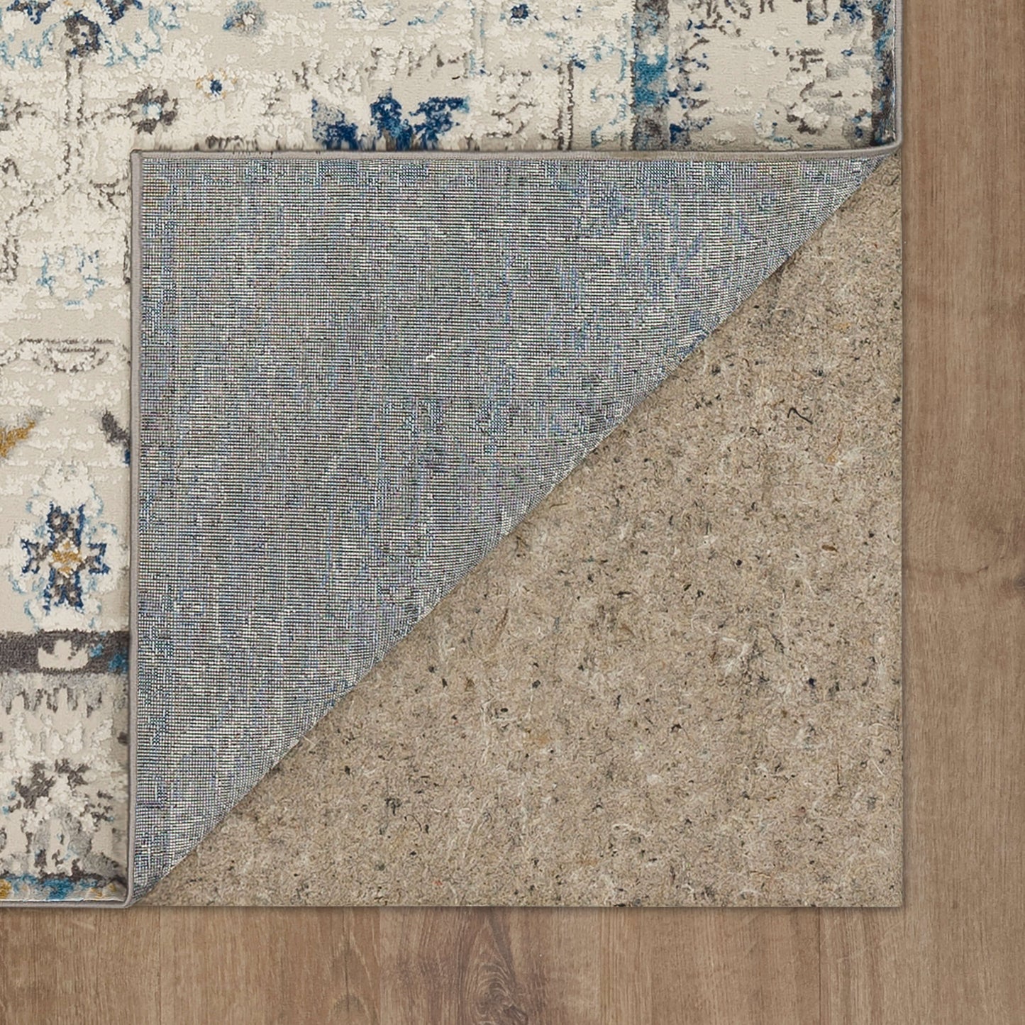 Manor Samwell Grey/Dark Blue Area Rug