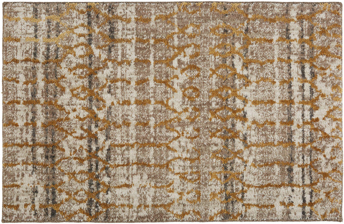 Karastan Cosmopolitan Flirt Brushed Gold Area Rug by Patina Vie