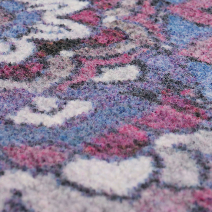 Technicolor Farida Purple Area Rug