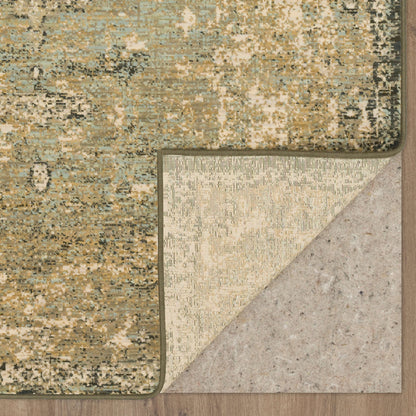 Karastan Titanium Floret Seaglass Area Rug by Patina Vie