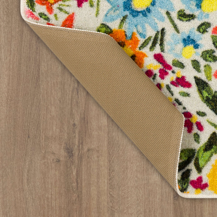 Wildflower Bloom Multicolor Accent Rug