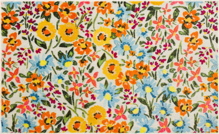 Wildflower Bloom Multicolor Accent Rug