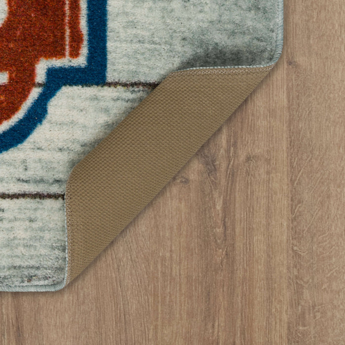 Independence Day Gray Accent Rug