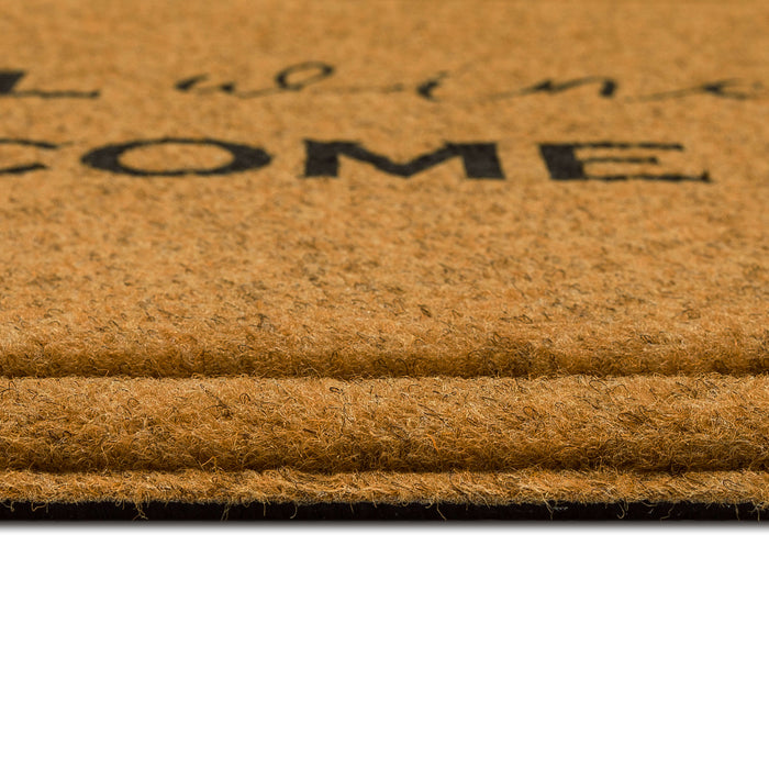 Wine Welcome Brown Mat