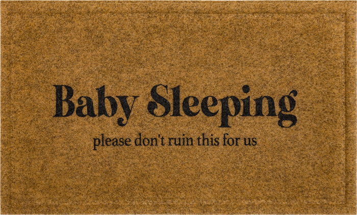 Baby Sleeping Brown Mat