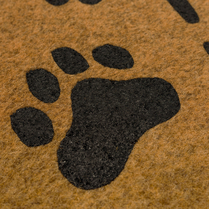 Wipe Your Paws Brown Mat