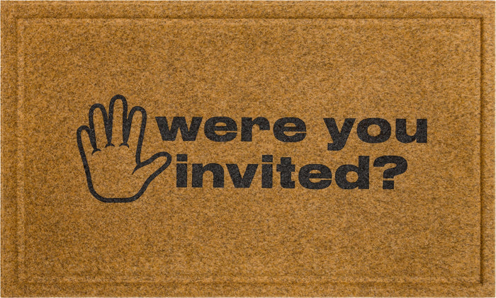 Were You Invited Brown Mat