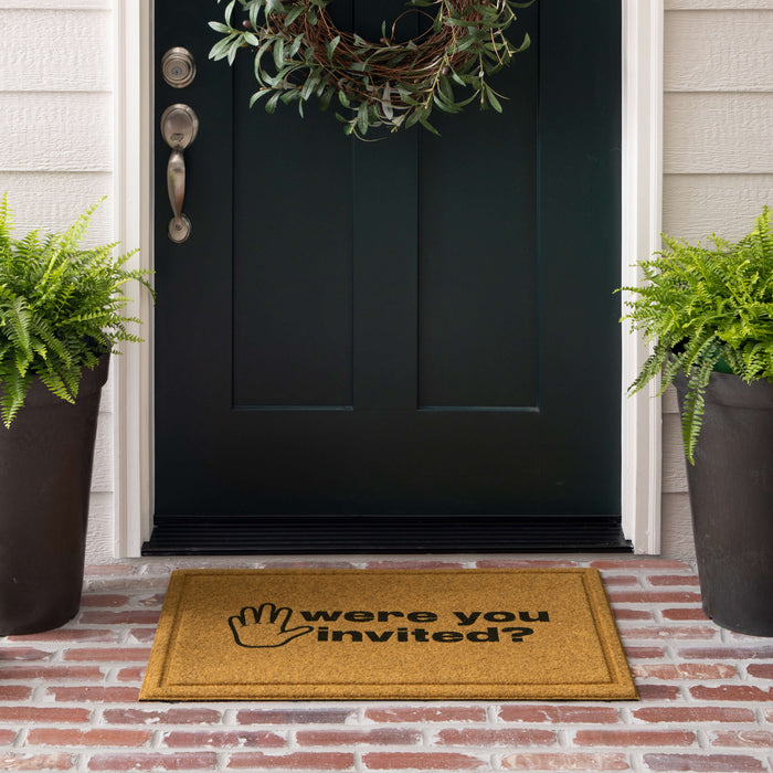 Were You Invited Brown Mat
