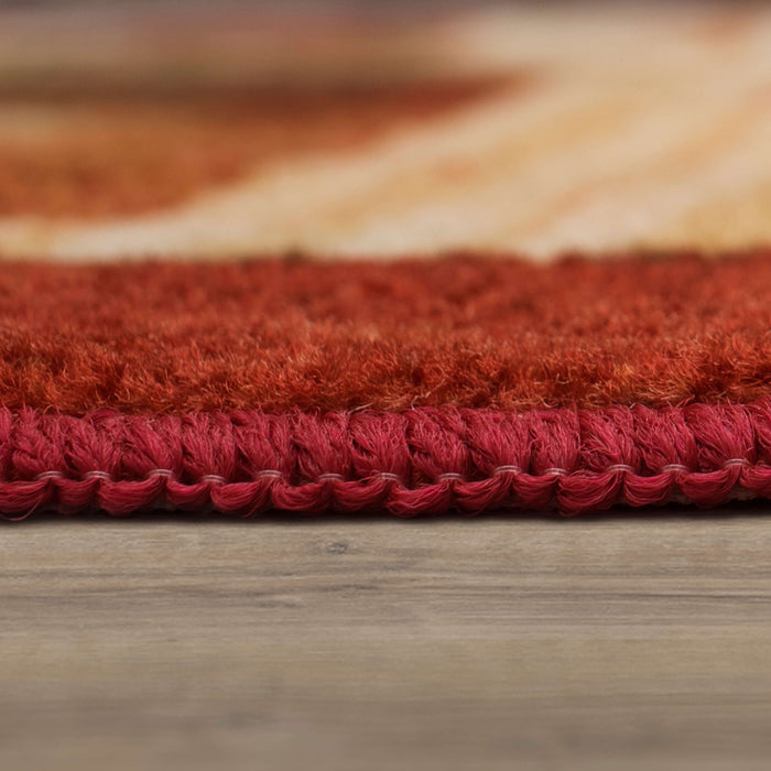 Marina Winery Red & Brown Mat
