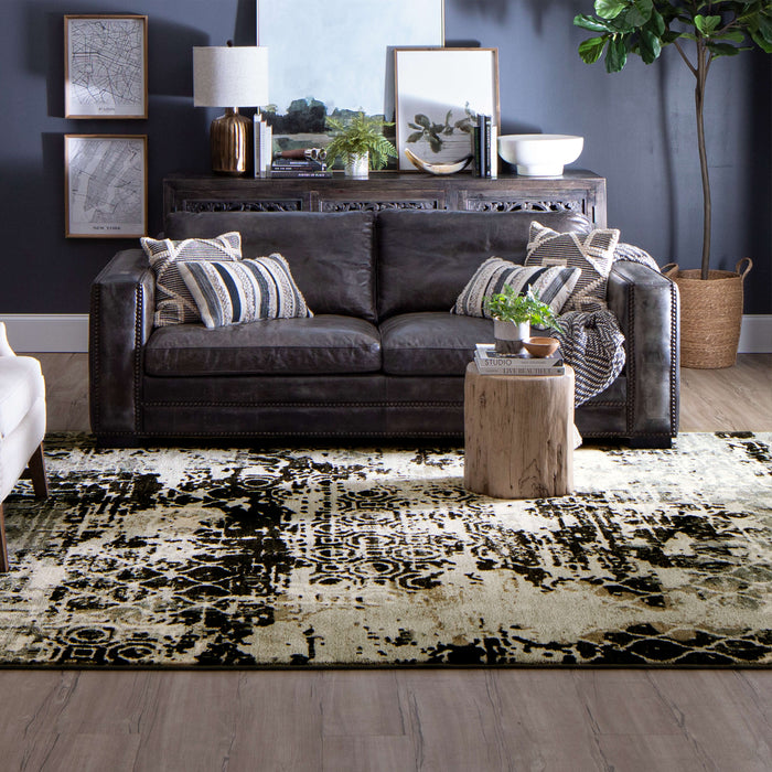 Karastan Artisan Frotage Charcoal by Scott Living