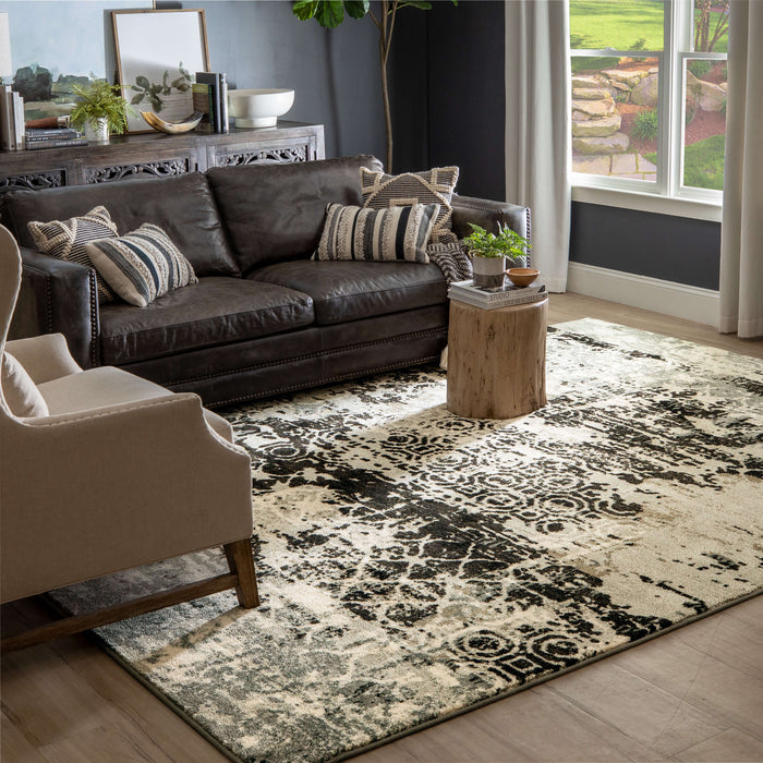 Karastan Artisan Frotage Charcoal by Scott Living
