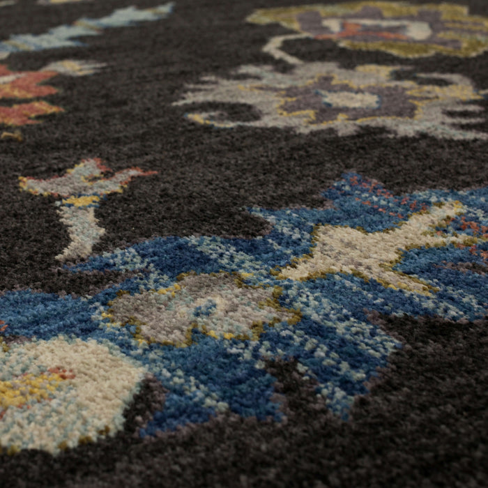 Karastan Pandora Fury Charcoal Area Rug
