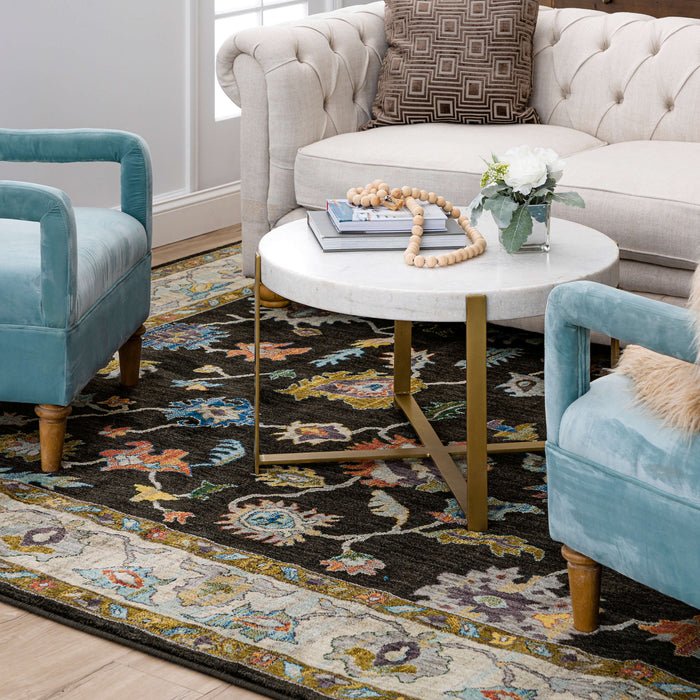Karastan Pandora Fury Charcoal Area Rug