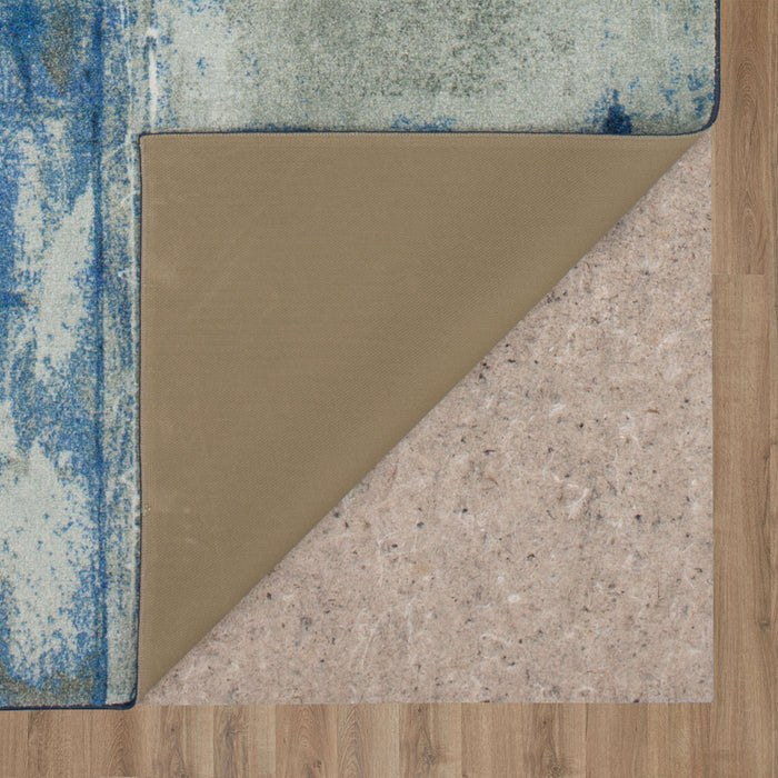 Technicolor Fritz Blue Area Rug