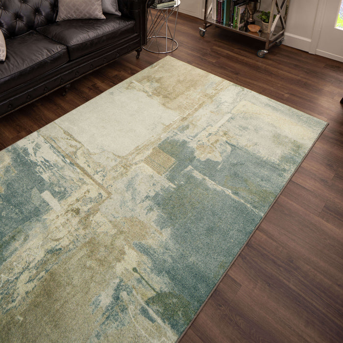 Technicolor Fritz Neutral Area Rug