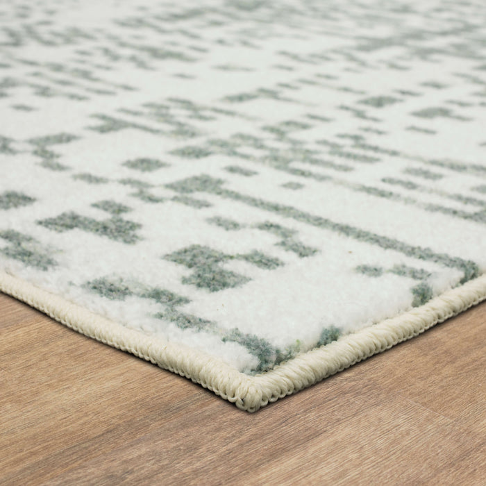 Technicolor Matrix Cream Area Rug