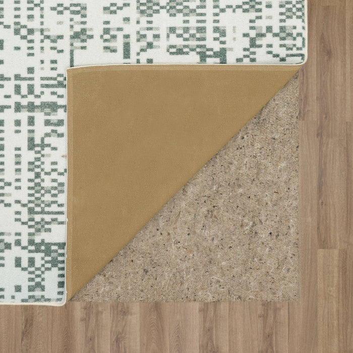 Technicolor Matrix Cream Area Rug
