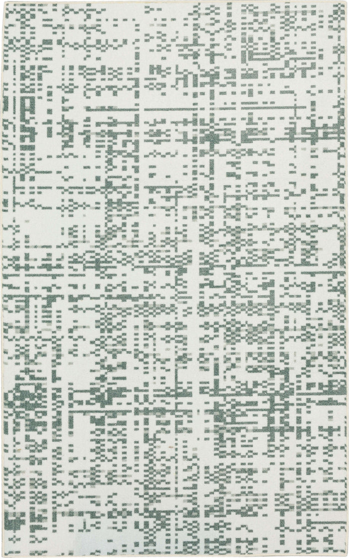 Technicolor Matrix Cream Area Rug