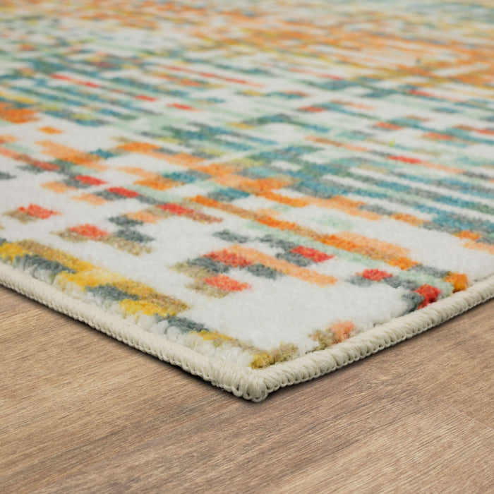 Technicolor Matrix Multi Area Rug
