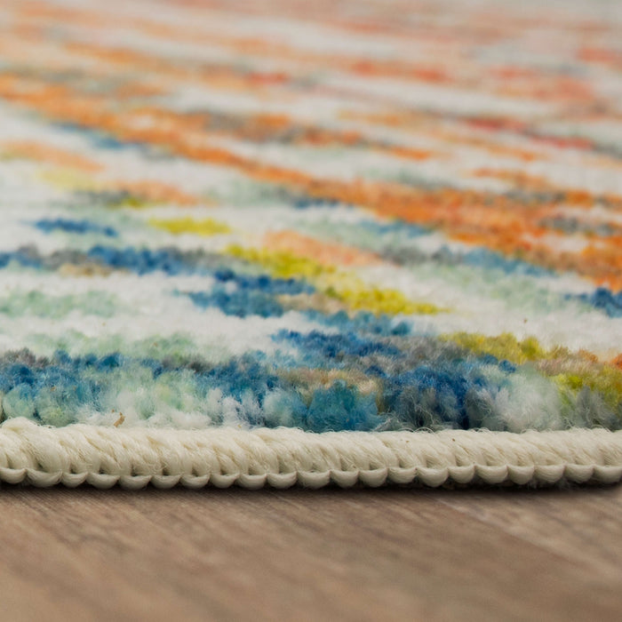 Technicolor Matrix Multi Area Rug