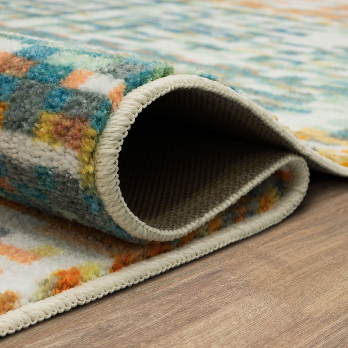 Technicolor Matrix Multi Area Rug