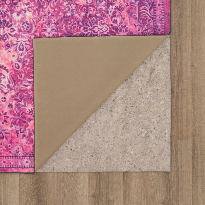 Technicolor Persian Pink & Purple Area Rug