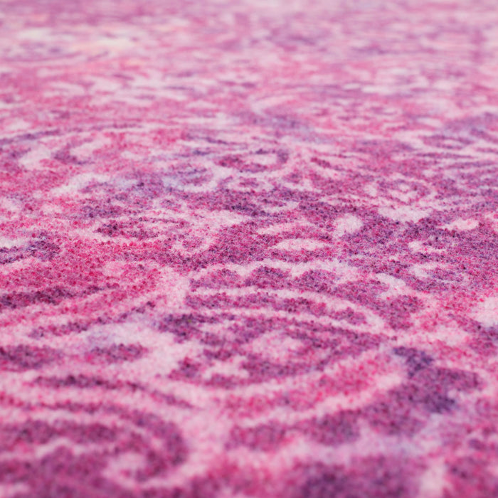 Technicolor Persian Pink & Purple Area Rug