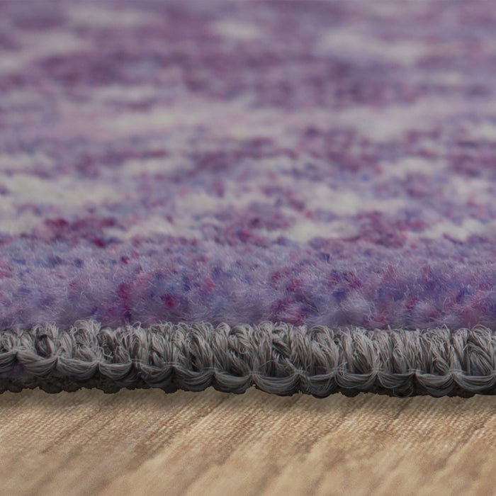 Technicolor Persian Purple Area Rug
