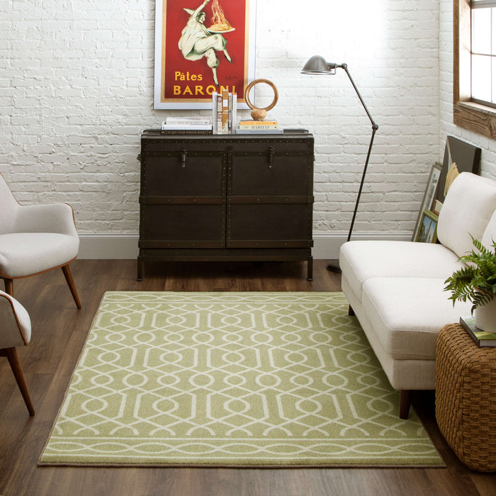 Technicolor Persian Gray Area Rug