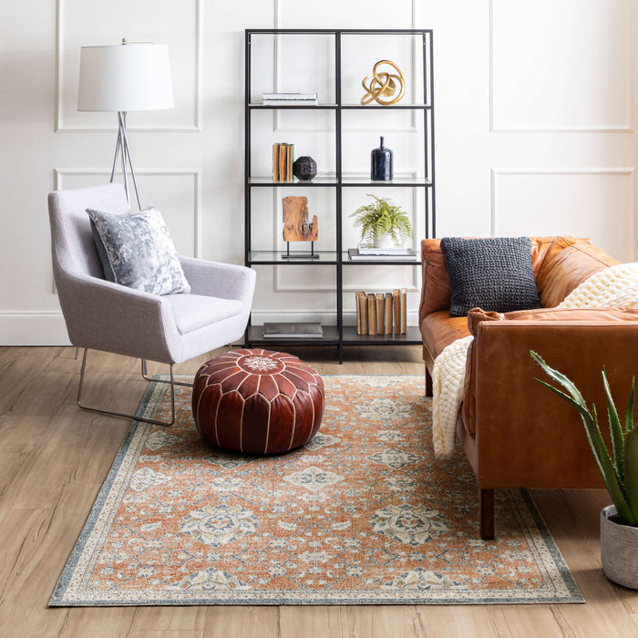 Armada Grantham Dark Orange Area Rug