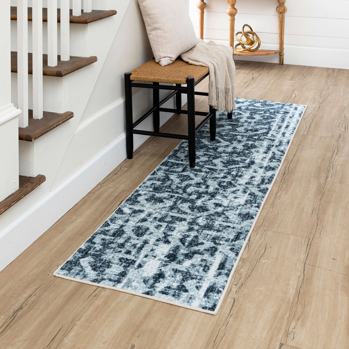 Technicolor Braiden Denim Area Rug