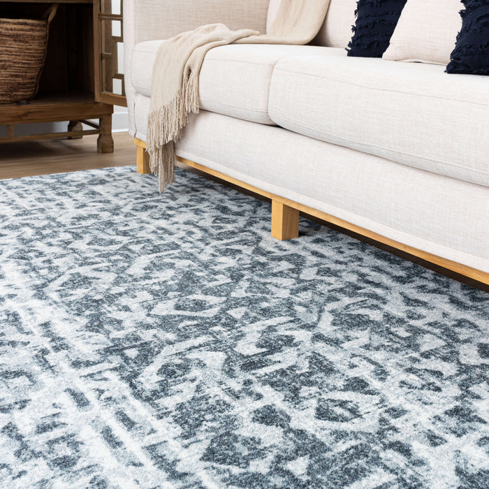 Technicolor Braiden Denim Area Rug