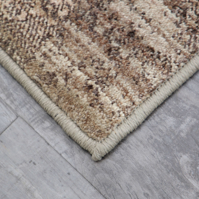 Geometric Collage Dark Linen Area Rug by Scott Living