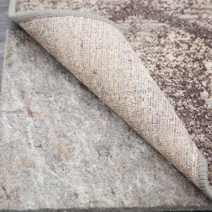 Geometric Collage Dark Linen Area Rug by Scott Living