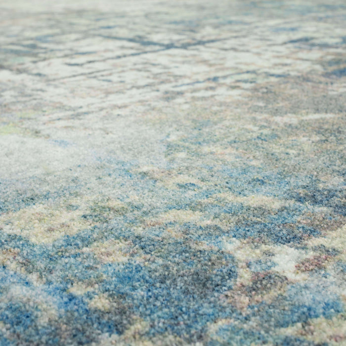 Karastan Kaleidoscope Glacial Blue Area Rug