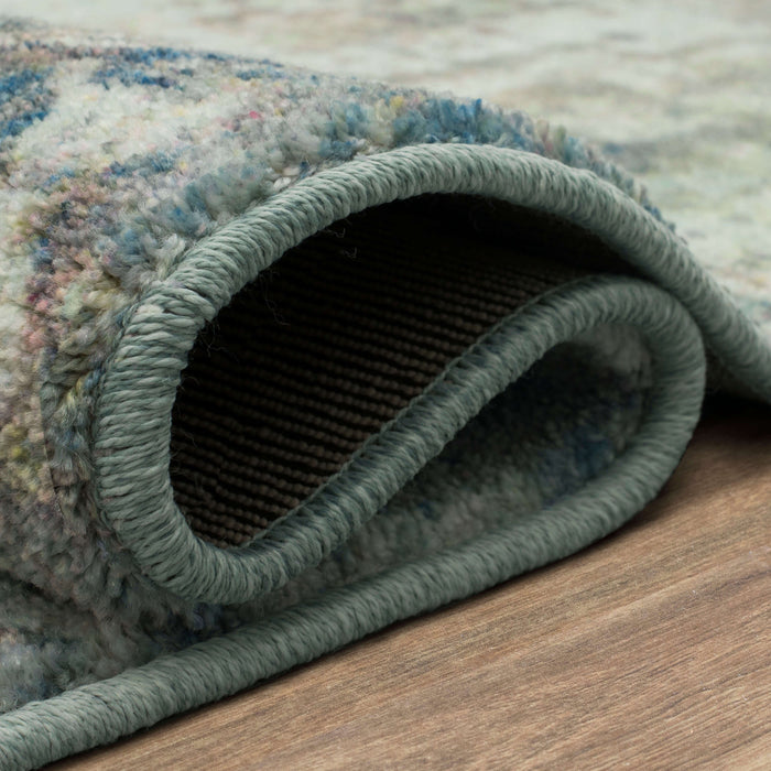 Karastan Kaleidoscope Glacial Blue Area Rug
