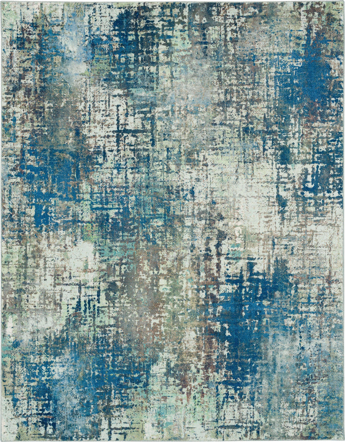 Karastan Kaleidoscope Glacial Blue Area Rug