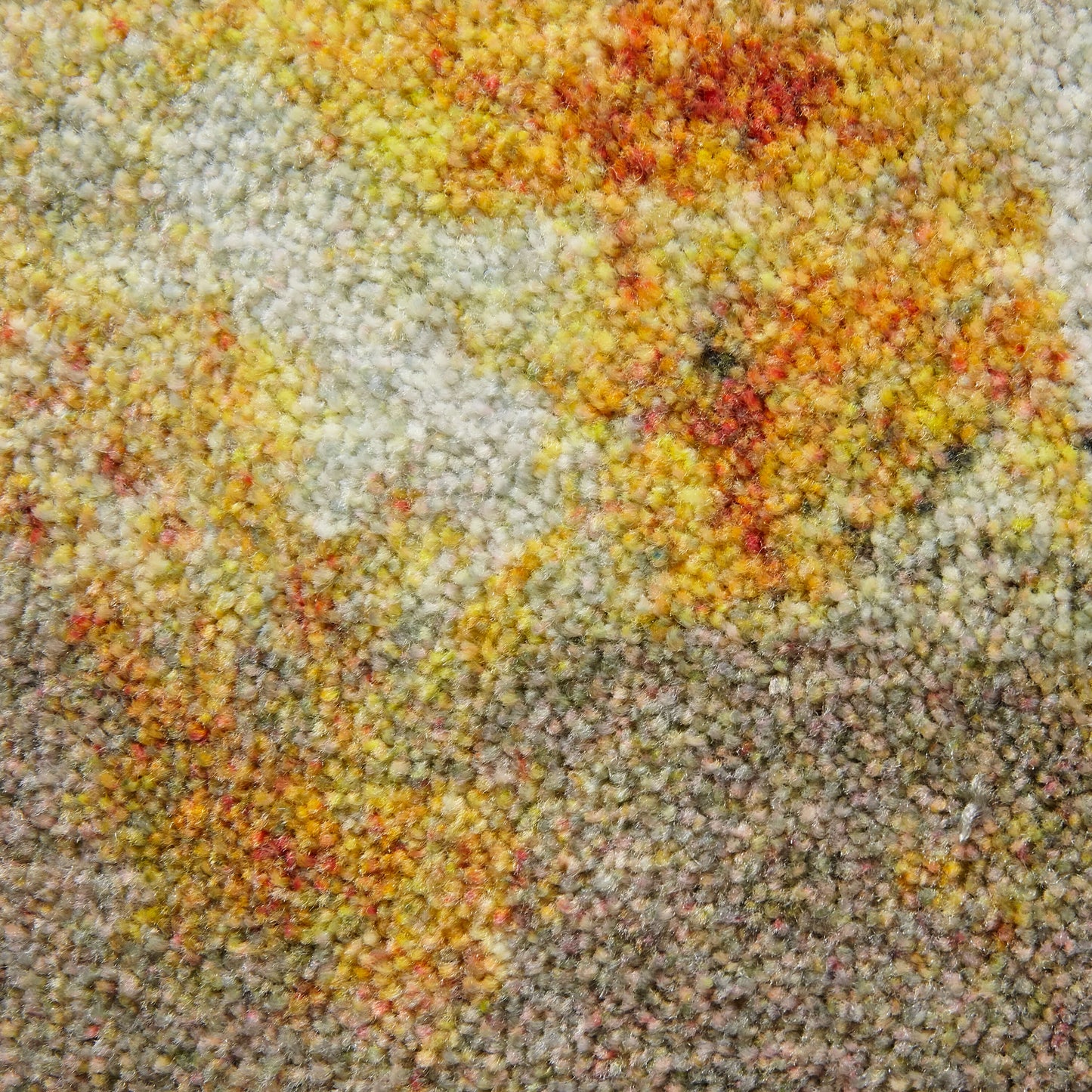 Technicolor Goldenrod White & Gold Area Rug