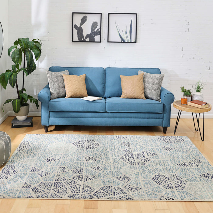 Graphic Points Beige Area Rug by Scott Living