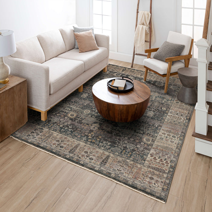 Karastan Echo Grasole Denim Area Rug