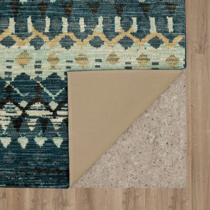Elsa Stripe Navy Area Rug