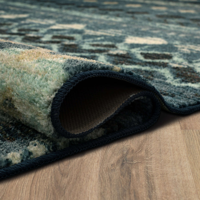 Elsa Stripe Navy Area Rug