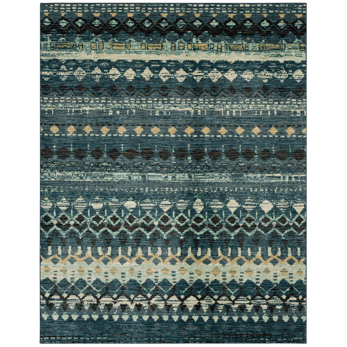 Elsa Stripe Navy Area Rug